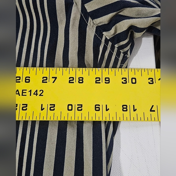 Vtg Loafers by Reed St James Shirt Men 3xl Big Striped Short Sleeve Button Up B8 - Picture 4 of 5